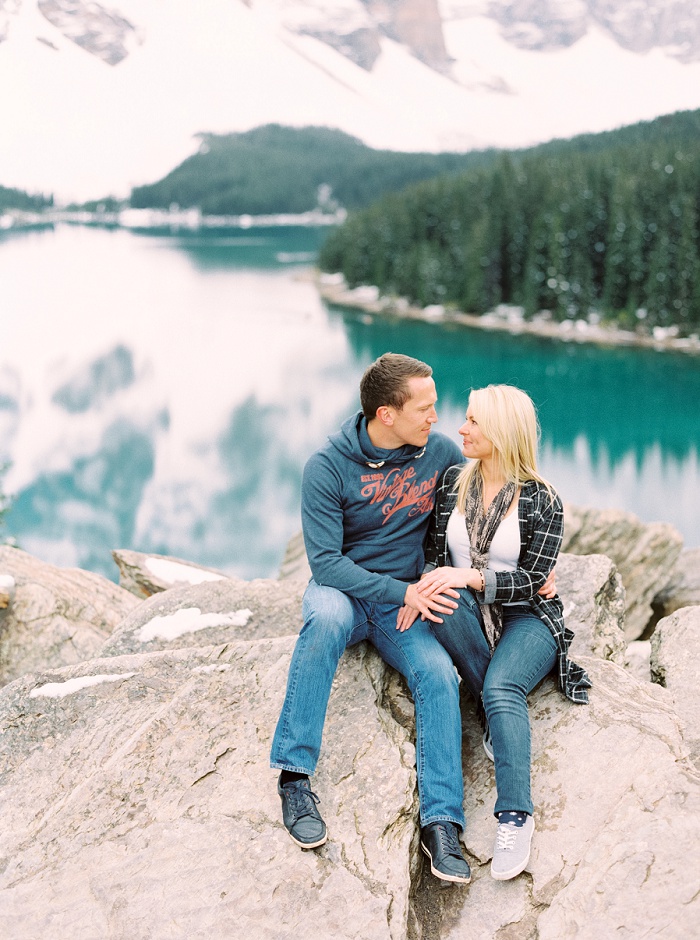 Moraine Lake Lodge Proposal | Calgary Wedding Photographers | Justine Milton Photography