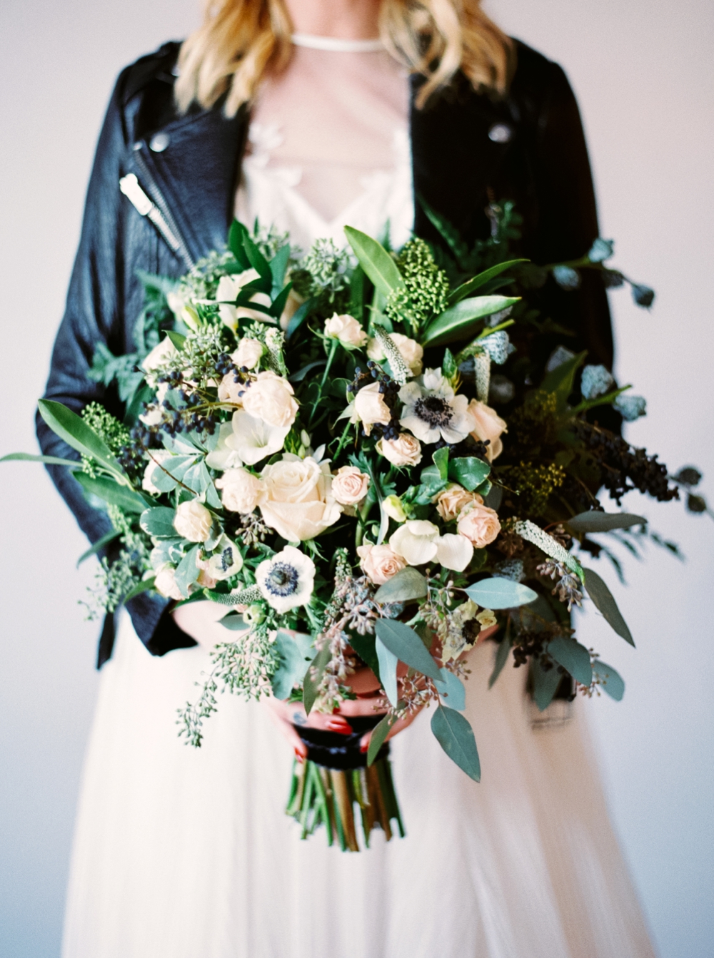 rocker wedding inspiration | hayley paige dress | editorial photographer 