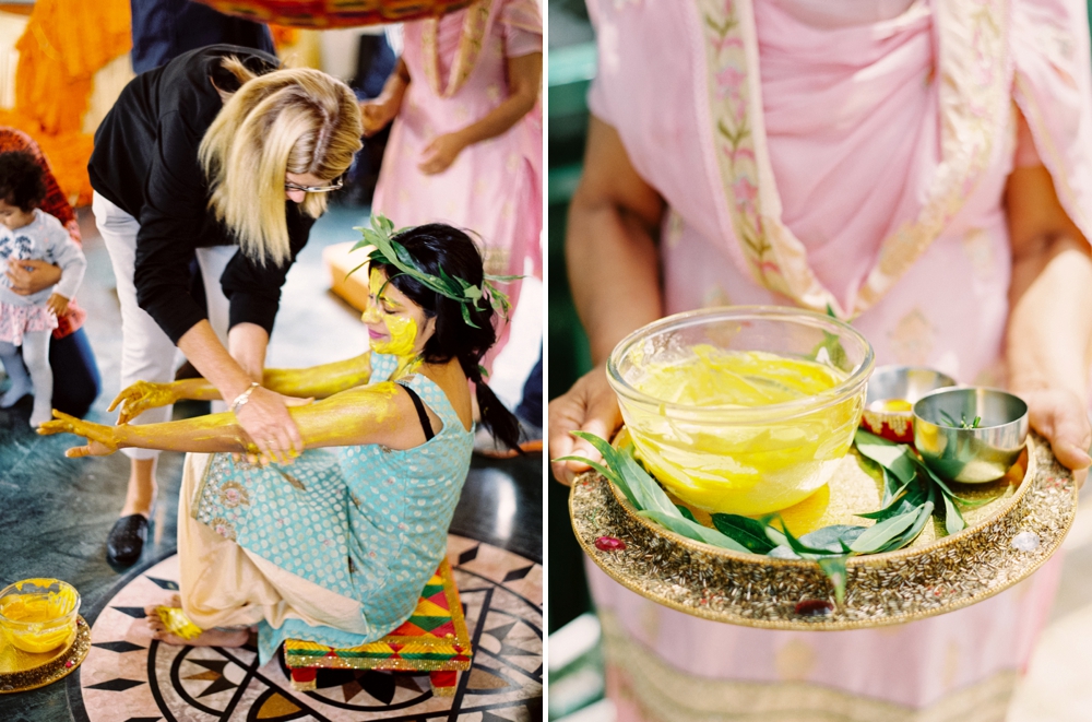 India wedding photographer | Tumeric Ceremony | East Indian Wedding | Mountain Wedding Photographers