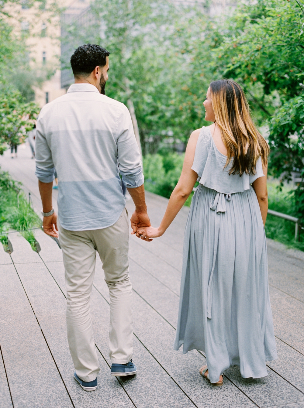 New York City High Line | Engagement Photography | Engagement Session | Amal & Muhamed | NYC Engagement Photos | Calgary Wedding Photographers