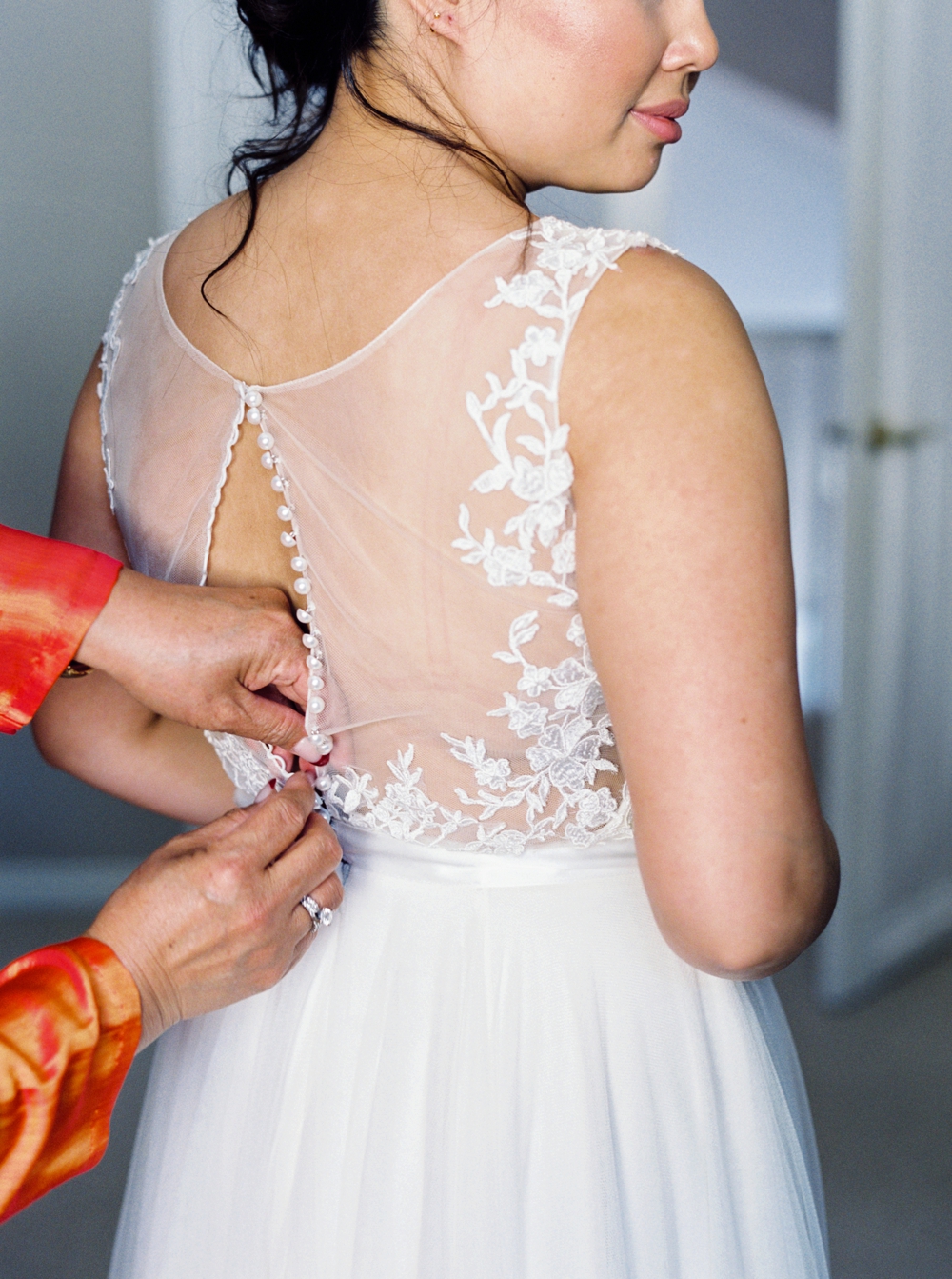 Calgary Wedding Photographers | Edmonton Vietnamese German Wedding | Watters wedding dress & multi colored asian dresses