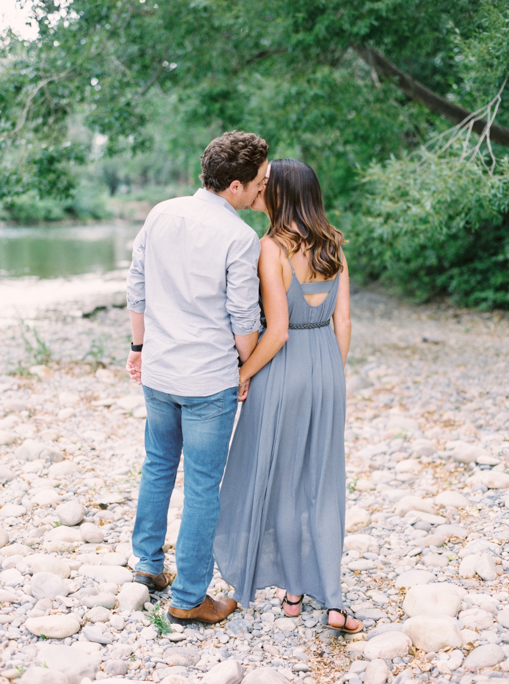 Calgary Wedding Photographers | Downtown Calgary Engagement Session | Mission River Session | Ducks Engagement Photography