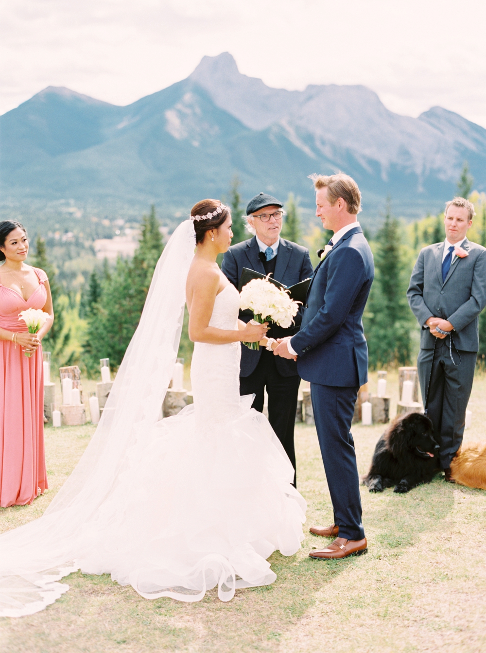 Calgary Wedding Photographers | Kananaskis Delta Lodge Wedding | Alberta Tent Wedding | Outdoor Wedding Ceremony | Elegant Wedding Decor 