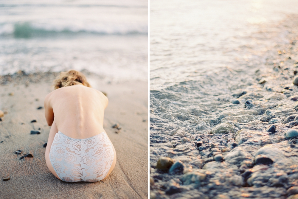 California photographer | beach boudoir session | fine art film photographer