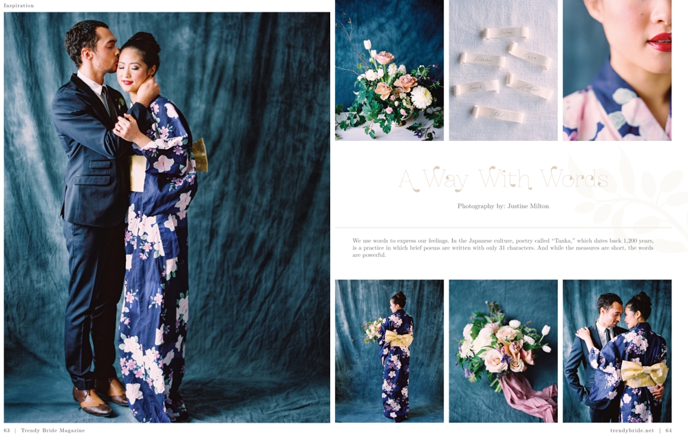 Trendy Bride Magazine | Modern Asian Styled Shoot | Fine Art Film Wedding Photographers | Dark and Moody Photography 