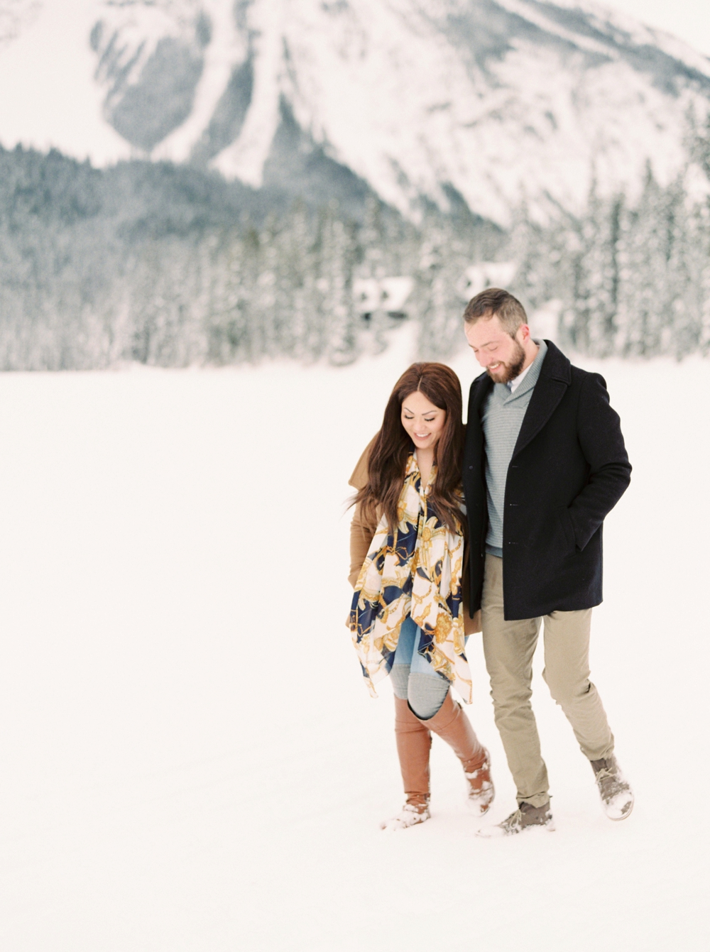 Emerald Lake Lodge Photographers | Calgary Wedding Photographers | Elopement photographer | Rocky Mountain Banff Engagement Session | Justine Milton Photography