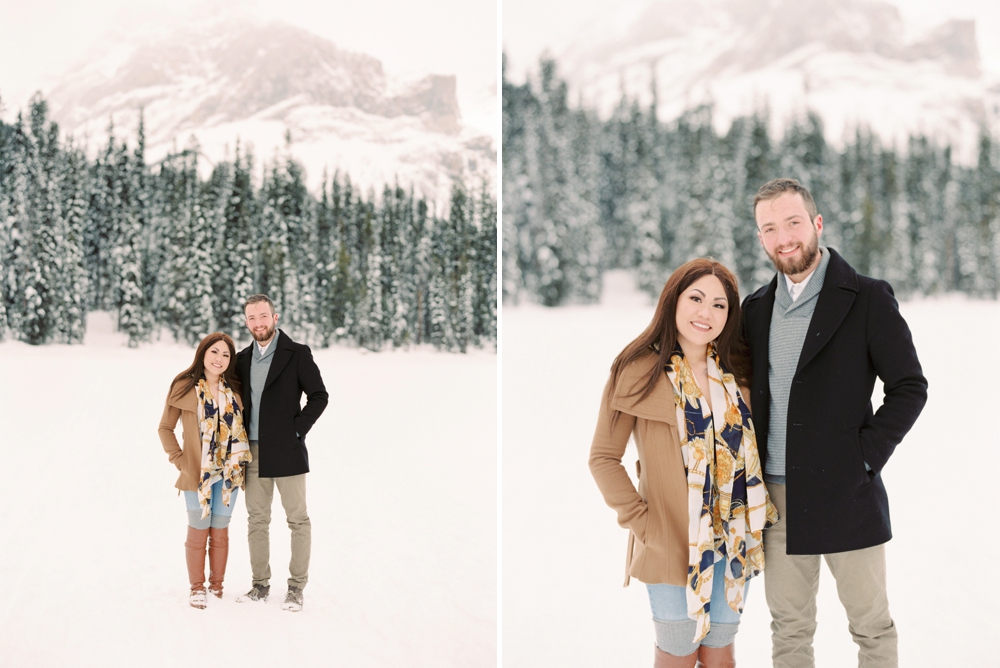 Emerald Lake Lodge Photographers | Calgary Wedding Photographers | Elopement photographer | Rocky Mountain Banff Engagement Session | Justine Milton Photography