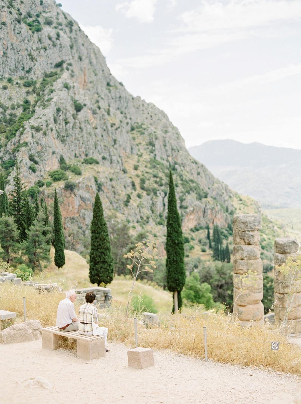 Delphi Ancient Greece Fine Art Film Travel Photography | Greece destination wedding photographers