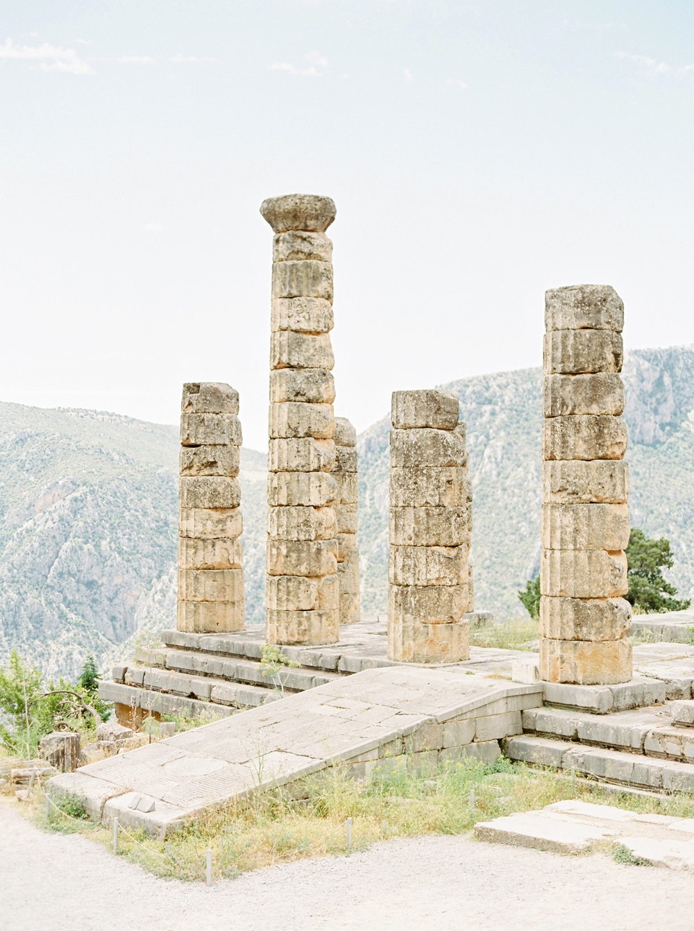 Delphi Ancient Greece Fine Art Film Travel Photography | Greece destination wedding photographers