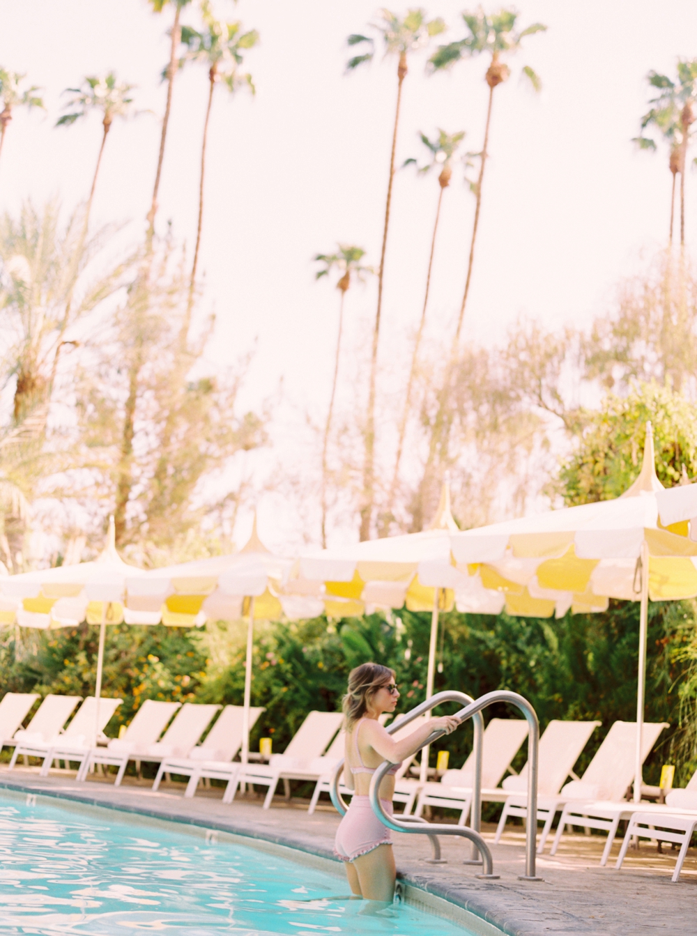 California Wedding Photographers | The Parker Palm Springs | Life Set Sail at the Pool | Canadian Fashion Bloggers