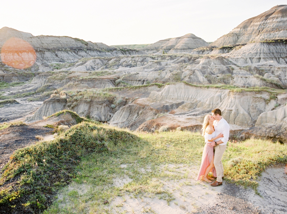 Calgary Wedding Photographers | Drumheller engagement Photography | Fine art film wedding photographer
