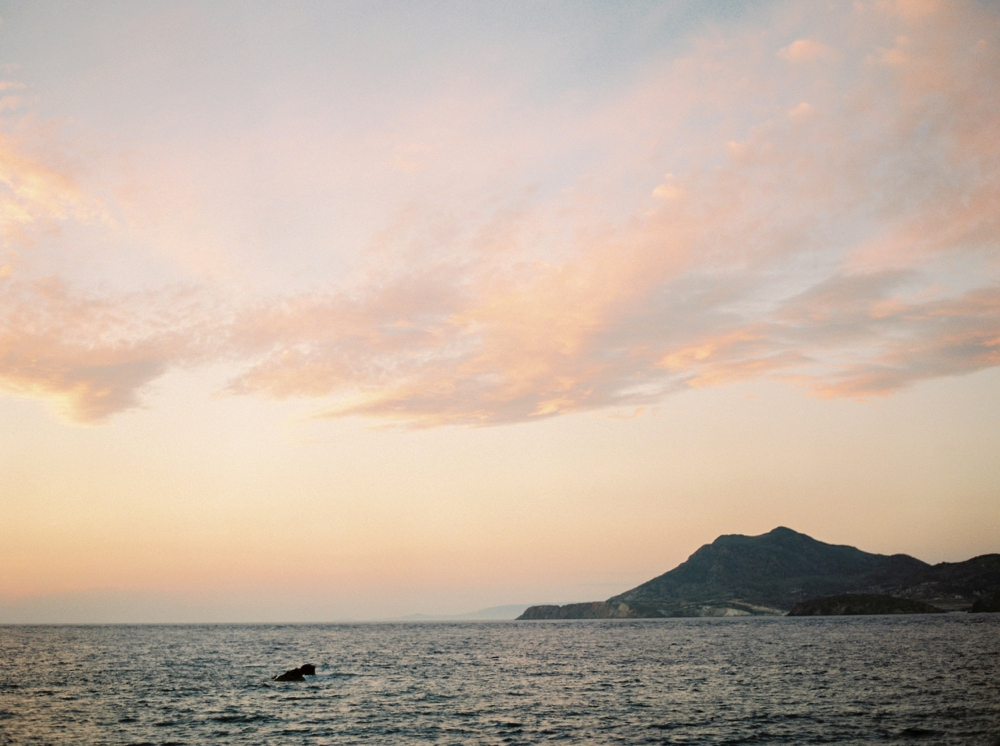 Greece destination wedding photographer | Milos sunset greek islands travel photography