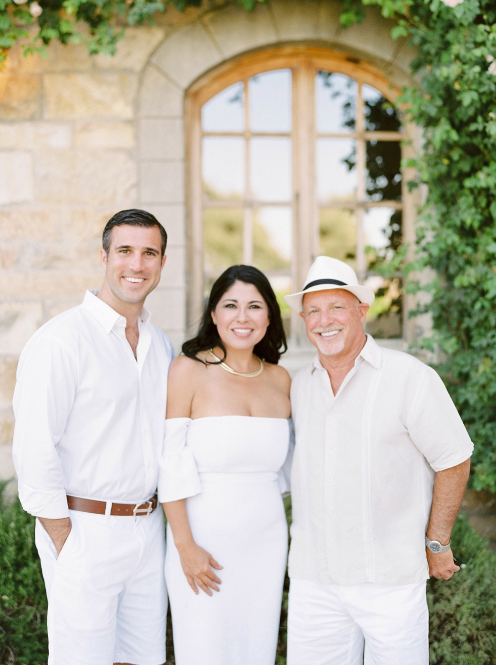 Sunstone Villa and Winery Santa Barbara Wedding Photographers White Wedding Party