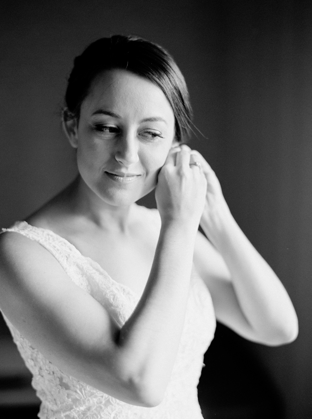 Banff Wedding Photographers | bride getting ready | Justine Milton fine art film photographers