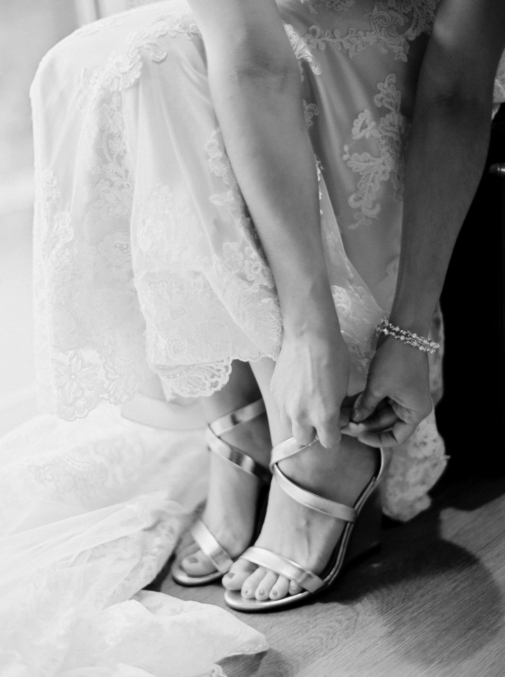 Banff Wedding Photographers | bride getting ready | Justine Milton fine art film photographers