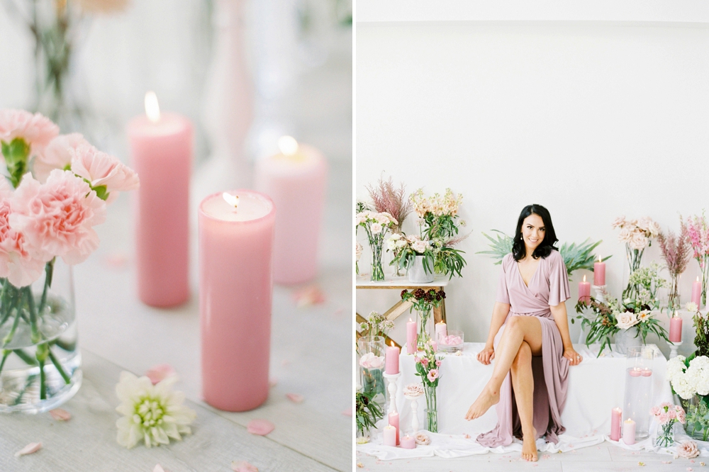 Fall For Florals Blush and Raven Editorial | Calgary wedding photographers | Justine Milton fine art film photography