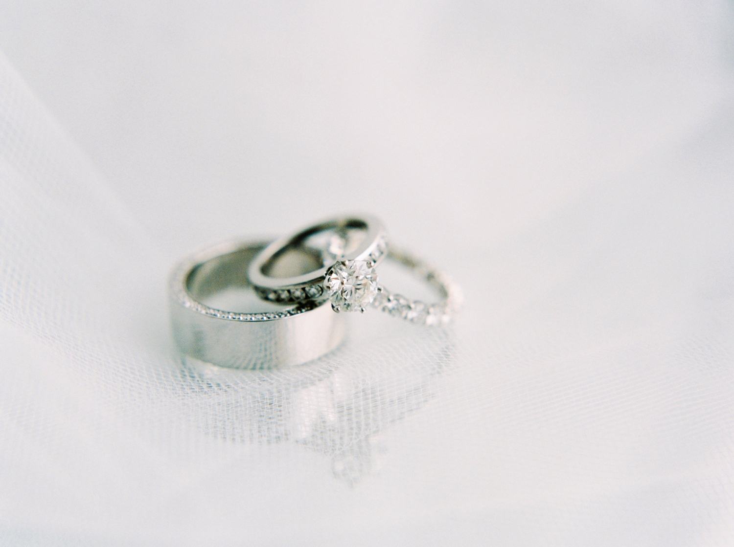 Fairmont Banff Springs Hotel wedding photographers | Justine Milton Fine Art Film Photography | wedding rings