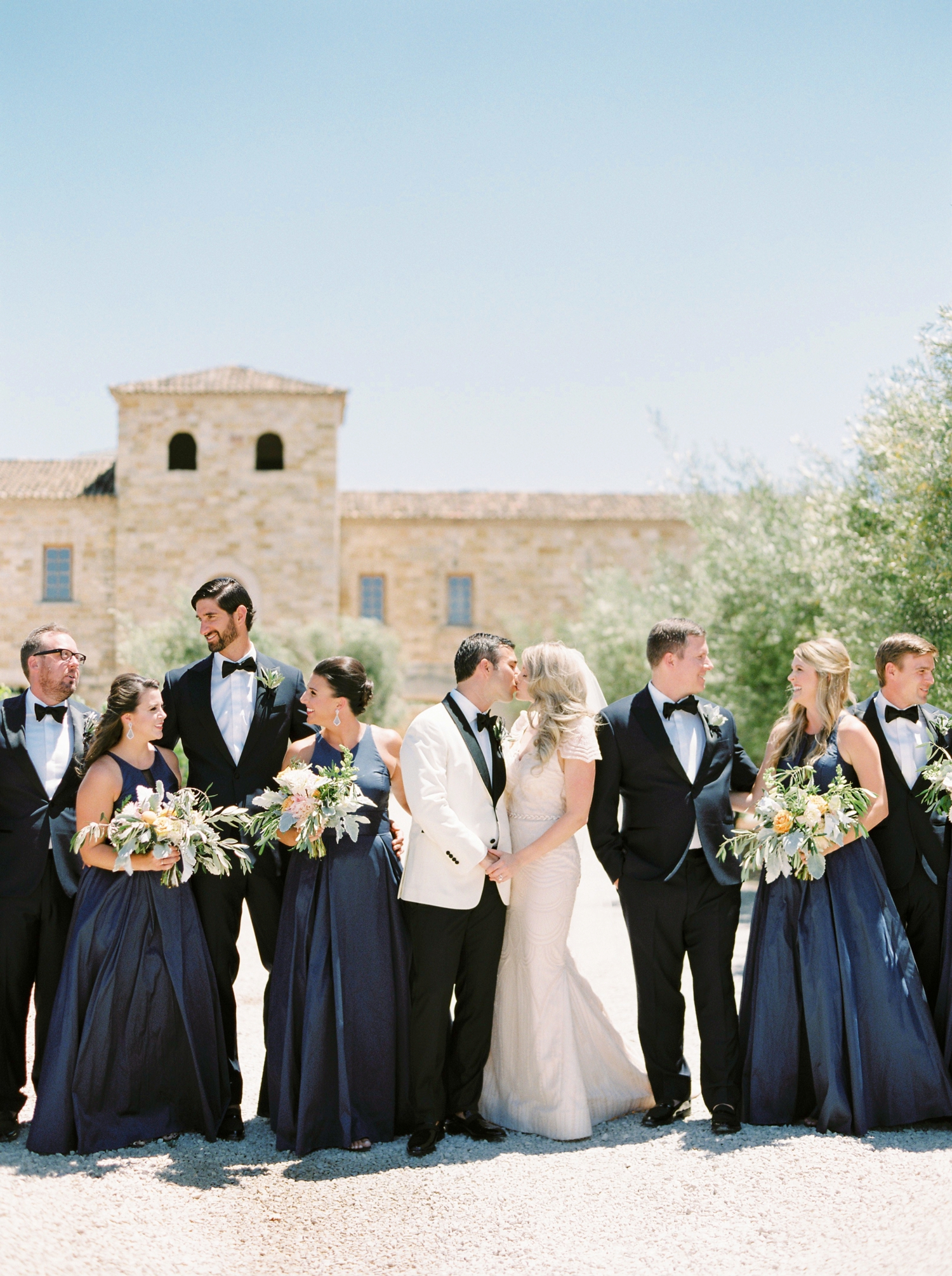 Sunstone Winery and Villa | California Wedding Photographers | Santa Barbara Wedding Photography | Santa Ynez Wedding | Justine Milton Photographer | Fine Art Film | Wedding Party