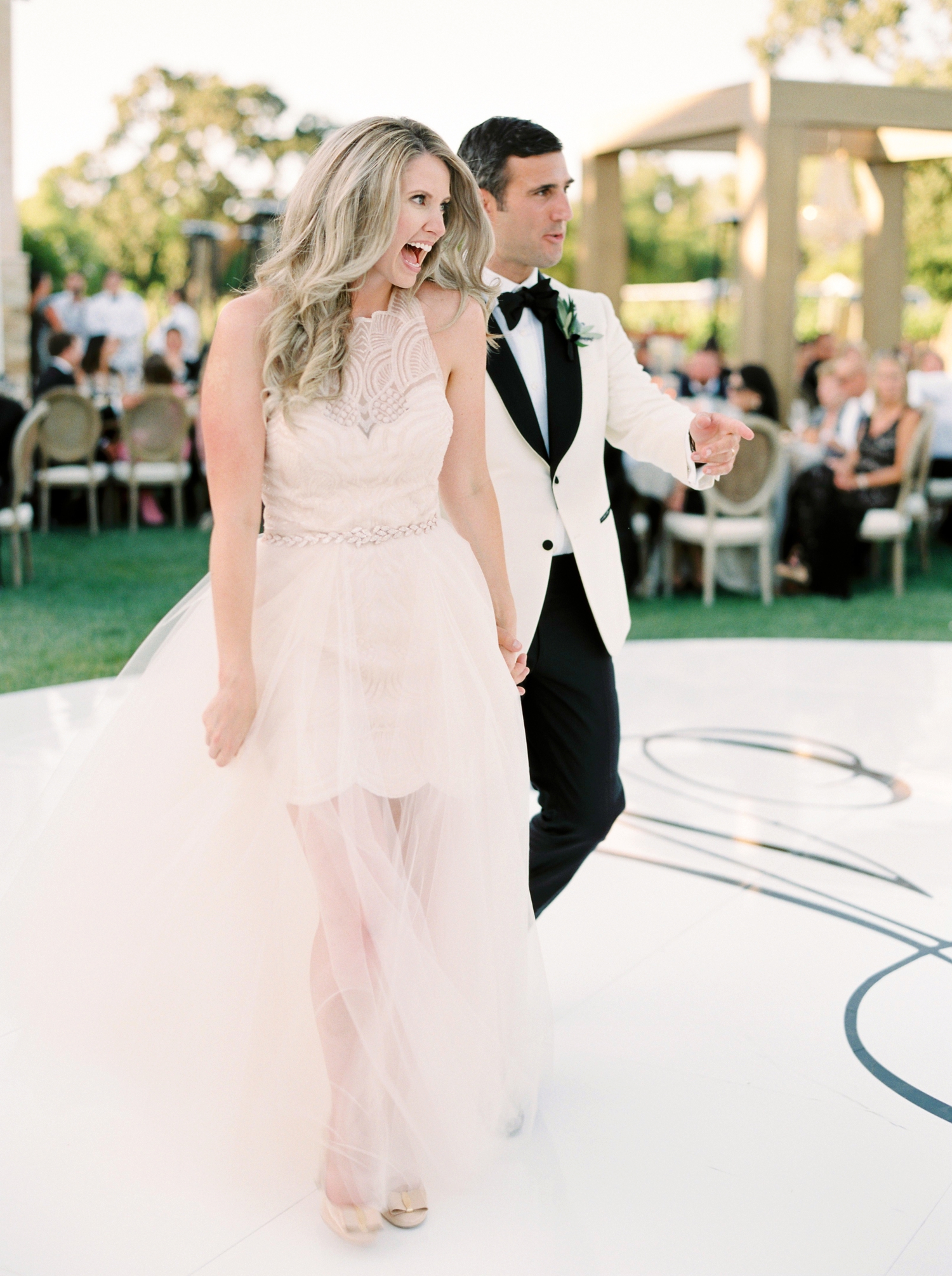 Sunstone Winery and Villa | California Wedding Photographers | Santa Barbara Wedding Photography | Santa Ynez Wedding | Justine Milton Photographer | Fine Art Film | Wedding Reception First Dance