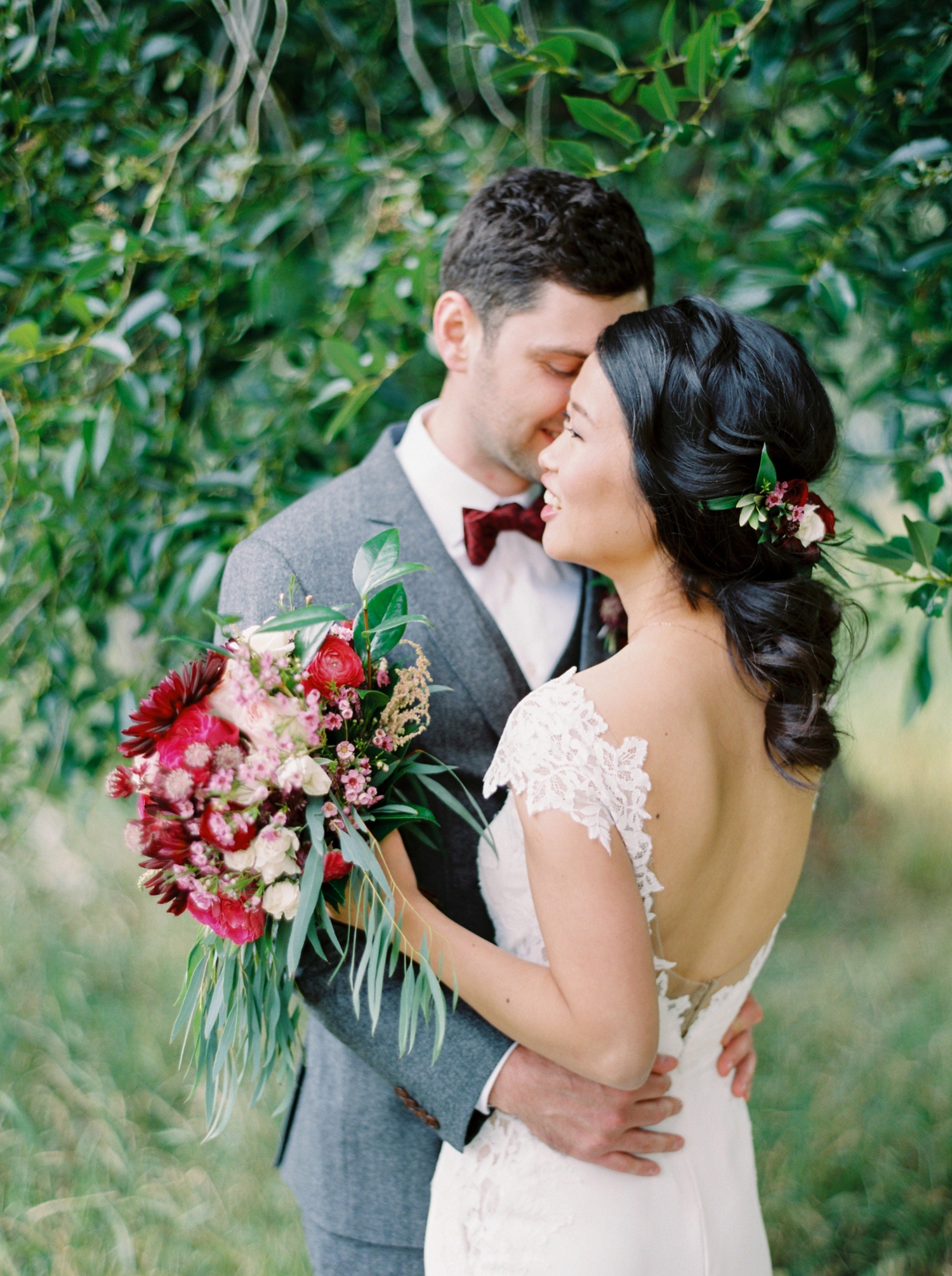 Calgary wedding photographer | fine art film photography | Calgary Wedding Photographers | Calgary couples photographer | Justine Milton Photography | bouquet | couples portrait