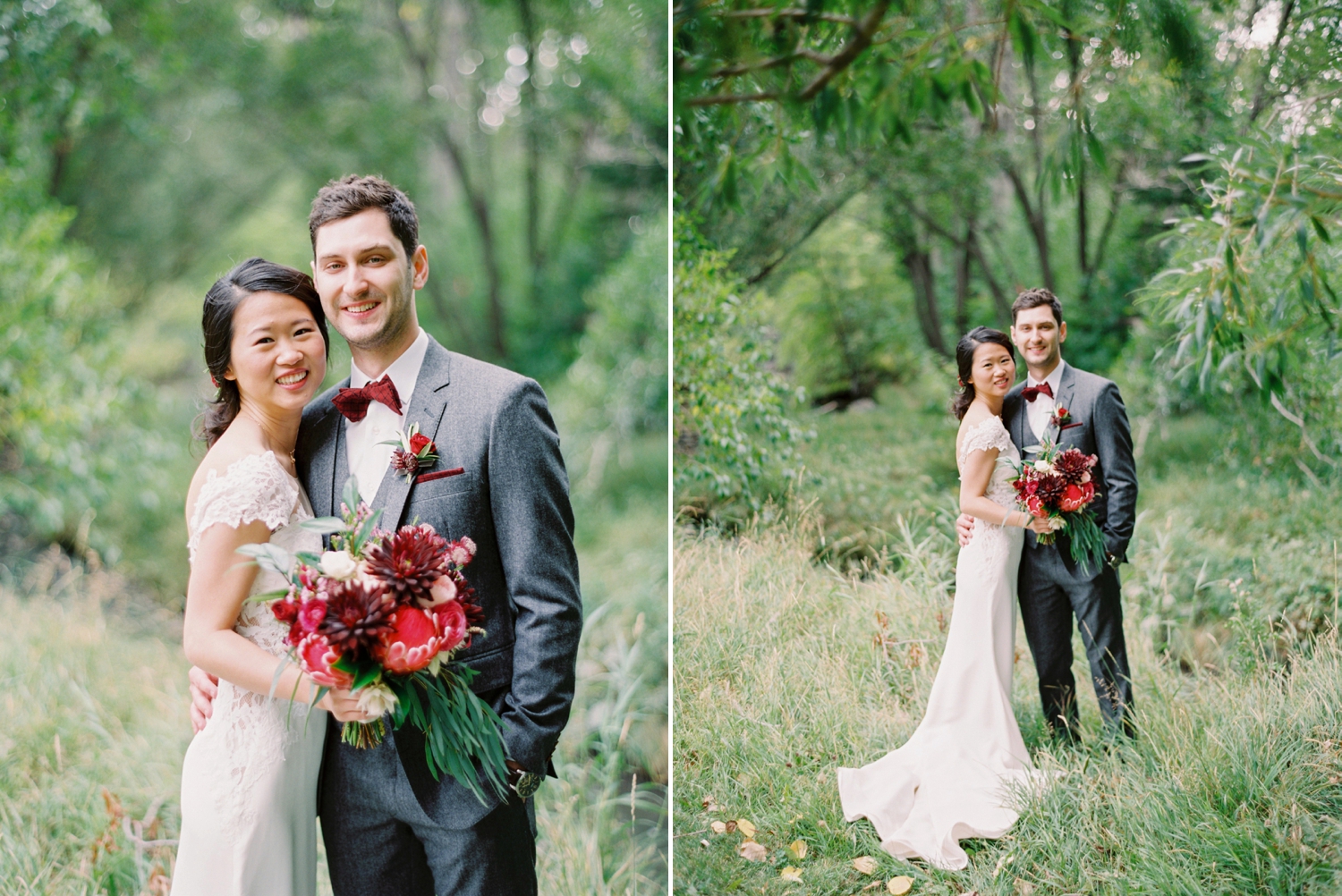 Calgary wedding photographer | fine art film photography | Calgary Wedding Photographers | Calgary couples photographer | Justine Milton Photography | bouquet | couples portrait
