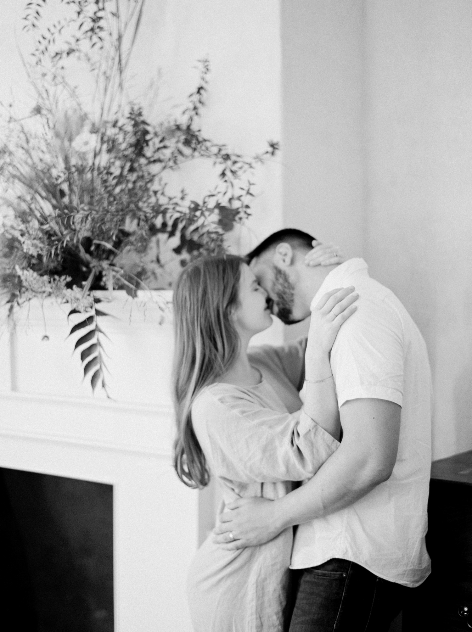 Charleston wedding photographer | anniversary session | fine art film photography | Calgary Wedding Photographers | Calgary couples photographer | Justine Milton Photography | couple | flowers