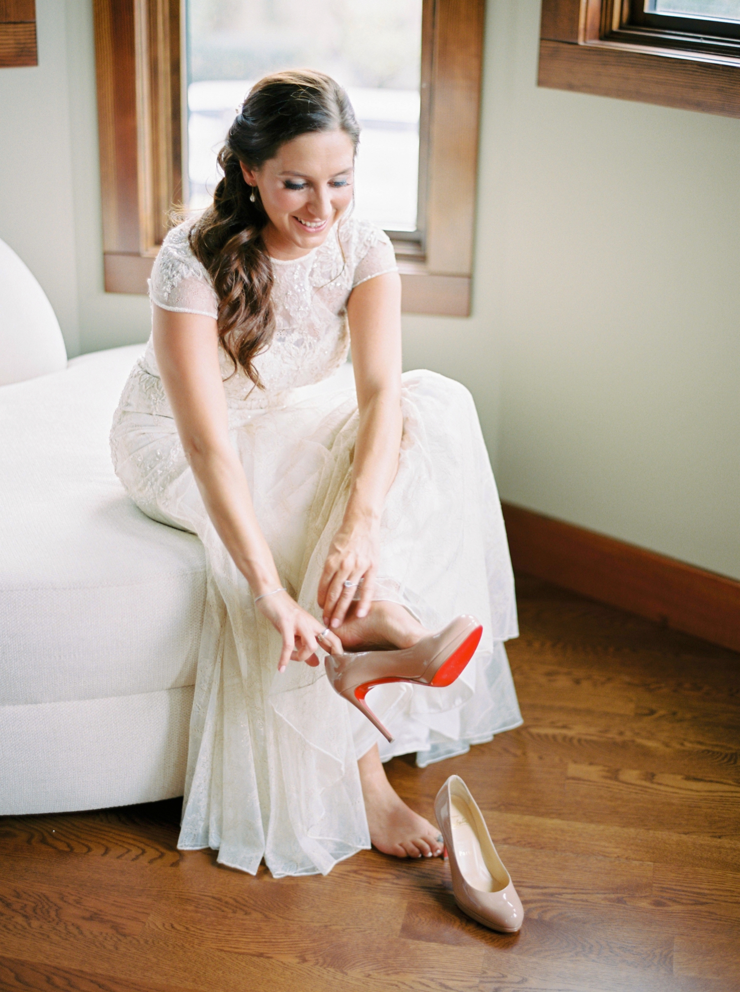 Calgary wedding photographers | wedding dress | fine art film | Justine Milton Photography | wedding inspiration | bride getting ready | wedding shoes