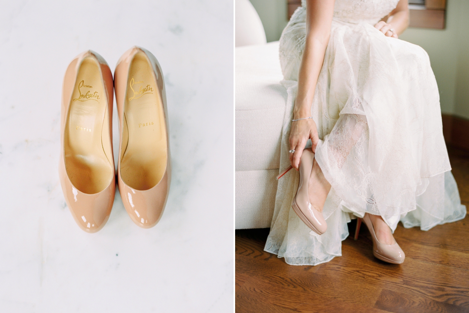 Calgary wedding photographers | wedding dress | fine art film | Justine Milton Photography | wedding inspiration | bride getting ready | wedding shoes