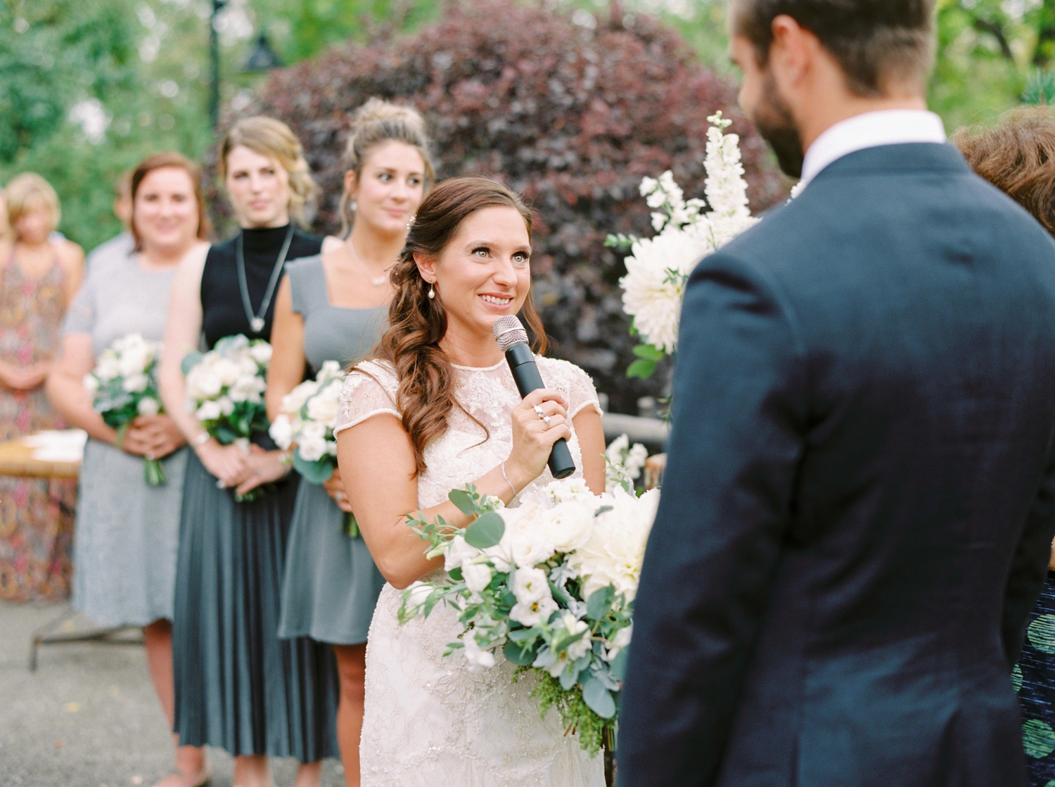 Calgary wedding photographers | fine art film | Justine Milton Photography | wedding inspiration | wedding chairs | wedding flowers | wedding ceremony | bride and groom