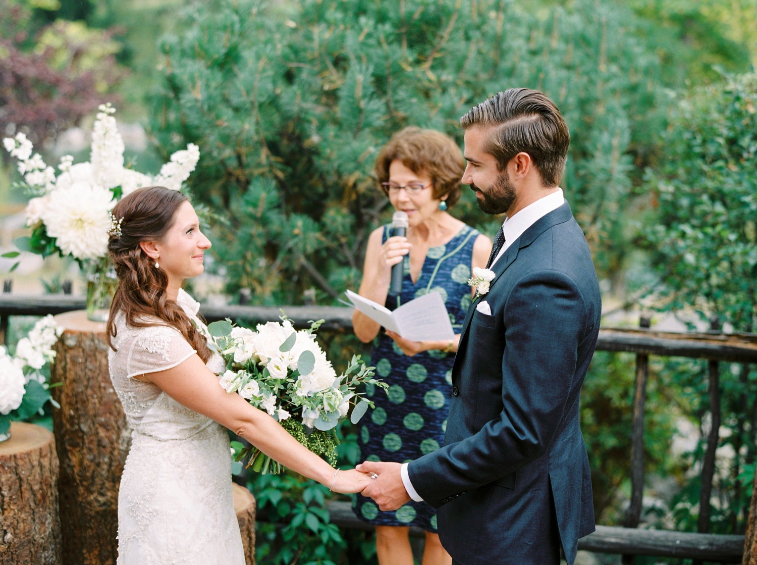 Calgary wedding photographers | fine art film | Justine Milton Photography | wedding inspiration | wedding chairs | wedding flowers | wedding ceremony | bride and groom | wedding vows