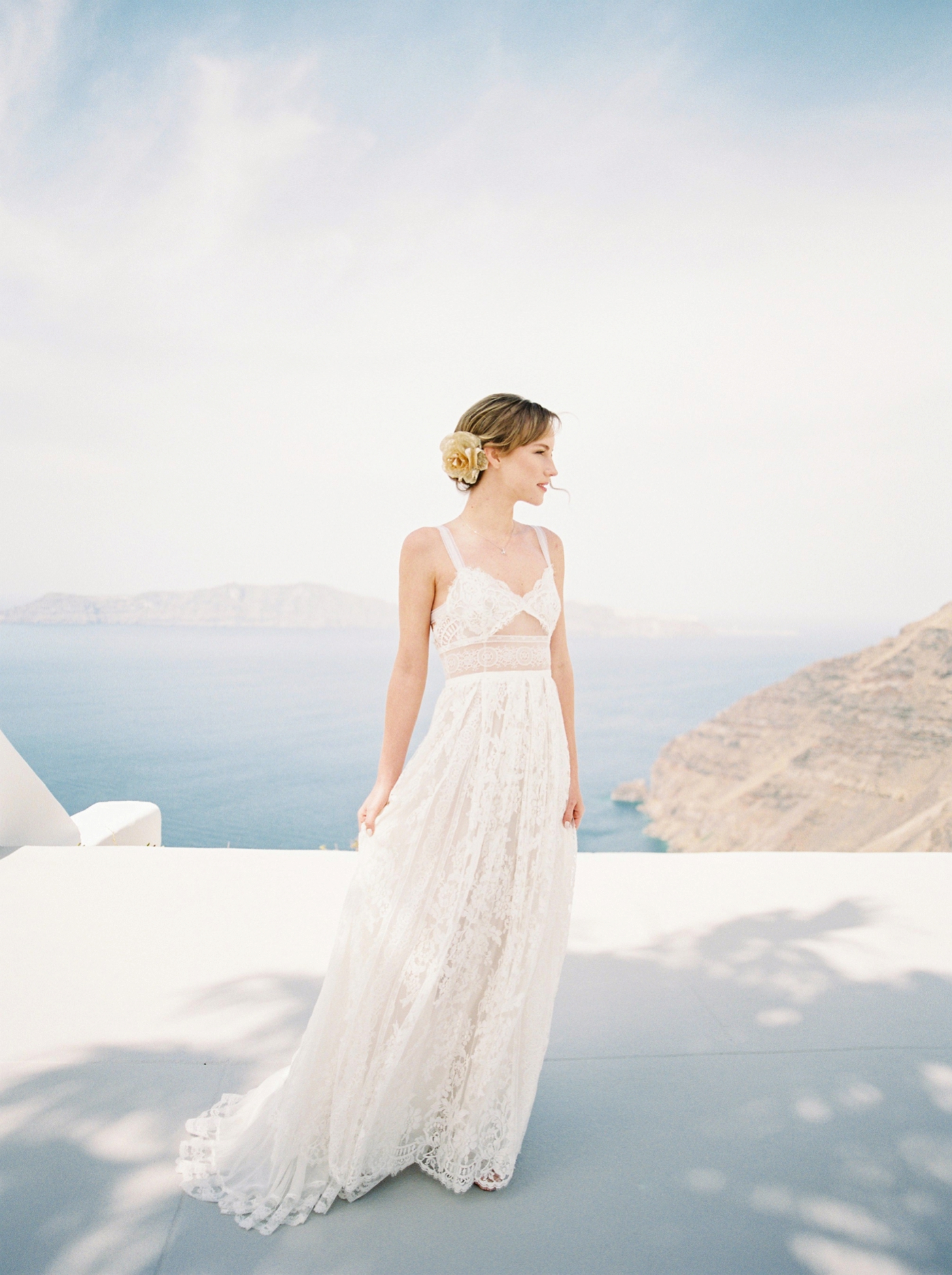 santorini wedding photographer | destination wedding | greece wedding photographers | fine art film photography