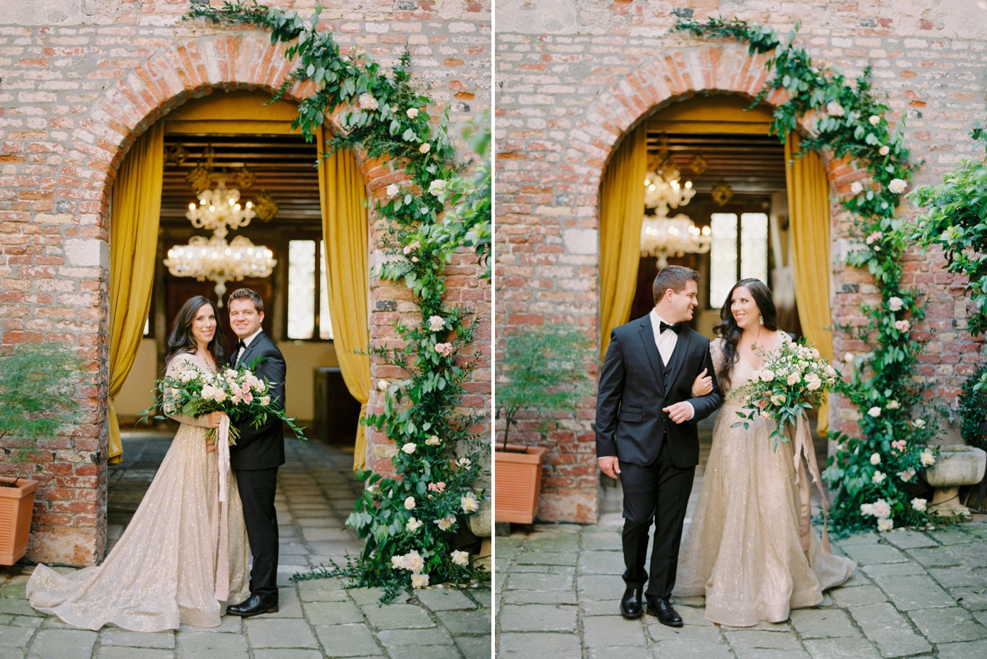 Venice italy wedding photographers | long sleeve wedding dress | italy vow renewal | justine milton fine art film photographer |vow renewal ceremony