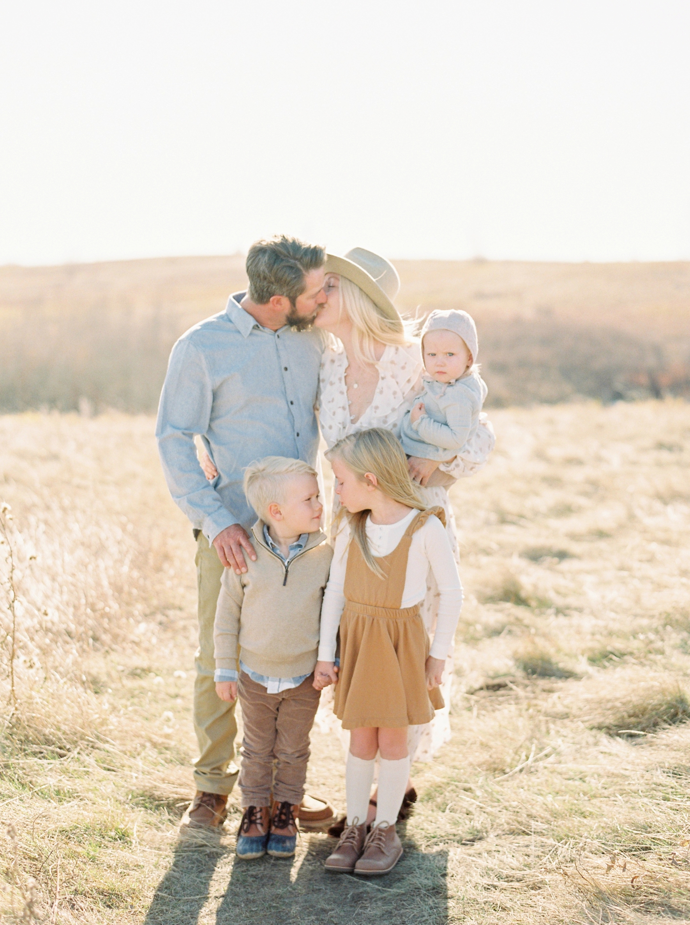 Calgary family photographers | fall family mini sesion | fine art film photography | Justine Milton | family of five