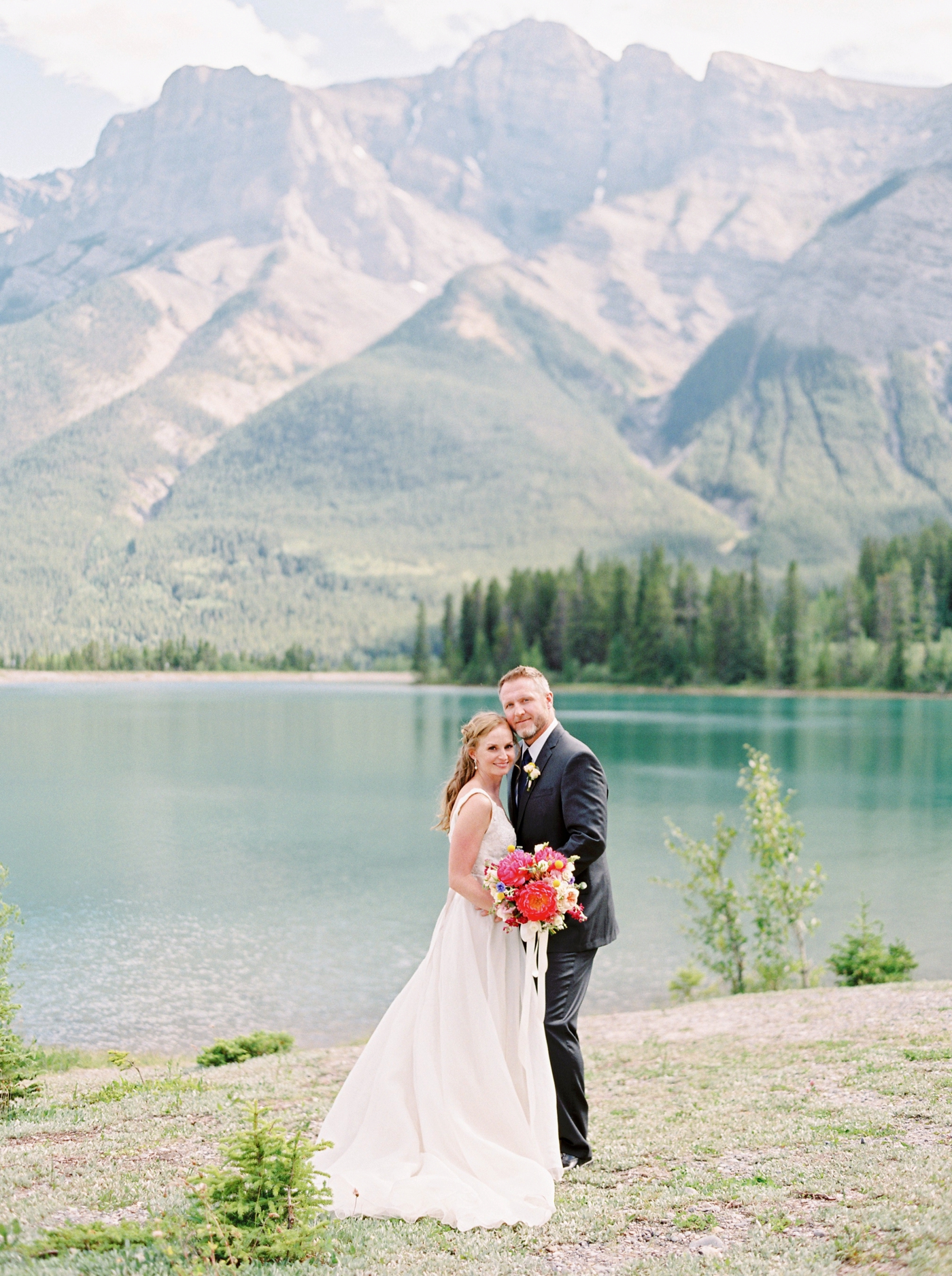 Canmore Silvertip Wedding Photographers | Justine Milton fine art film photography | mountain wedding