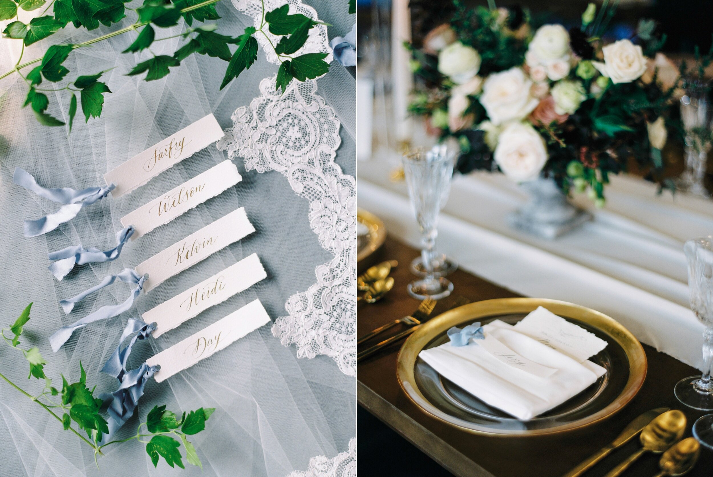  Lake Louise wedding photographers | Justine milton photography | fine art film destination wedding photographer | getting ready details wedding calligraphy place cards 