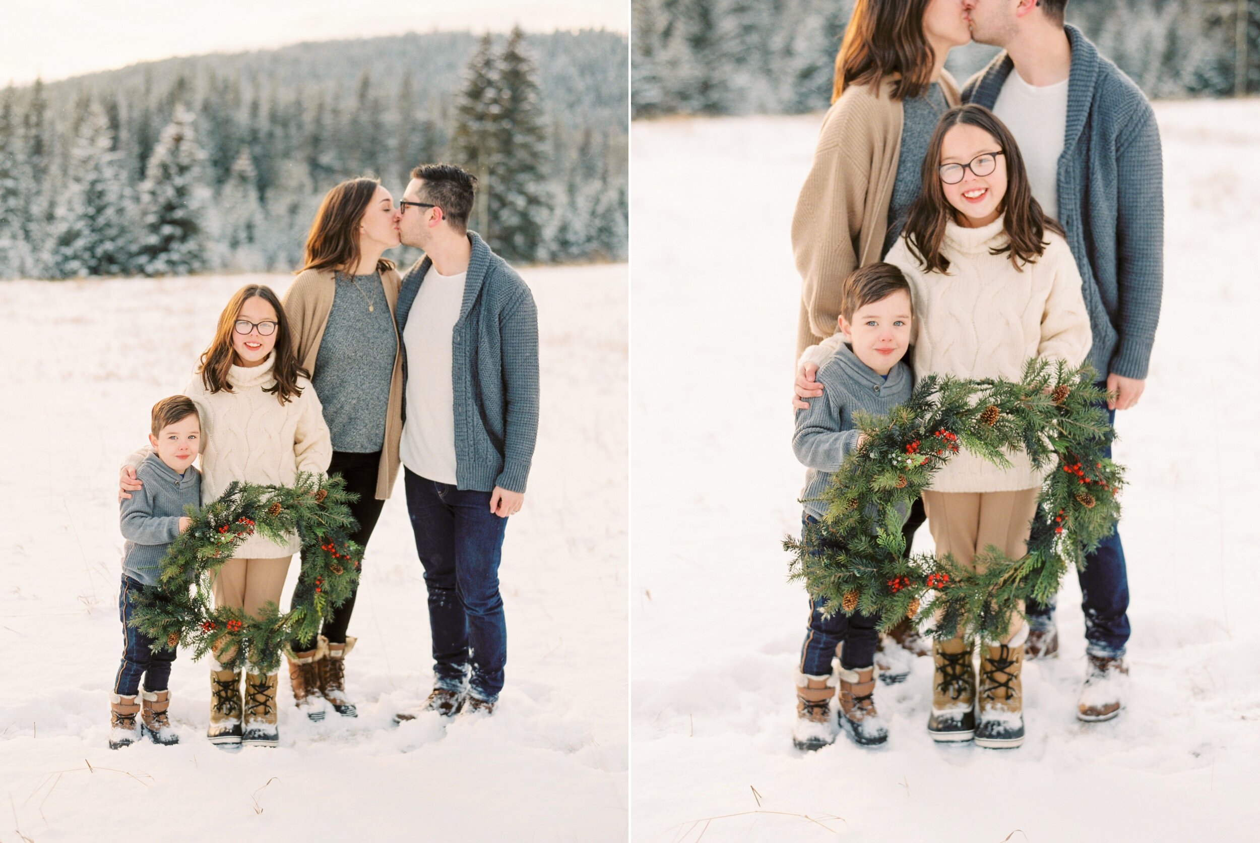  Winter family portraits | fine art film photographer Justine Milton Photography 