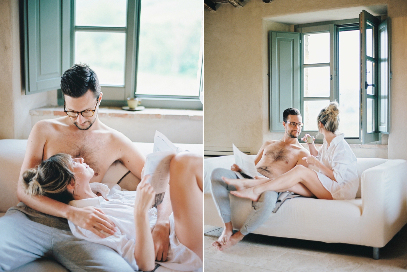 In home lifestyle session | Luxury villa in tuscany italy | fine art film wedding photographer justine milton | travel and fashion blogger