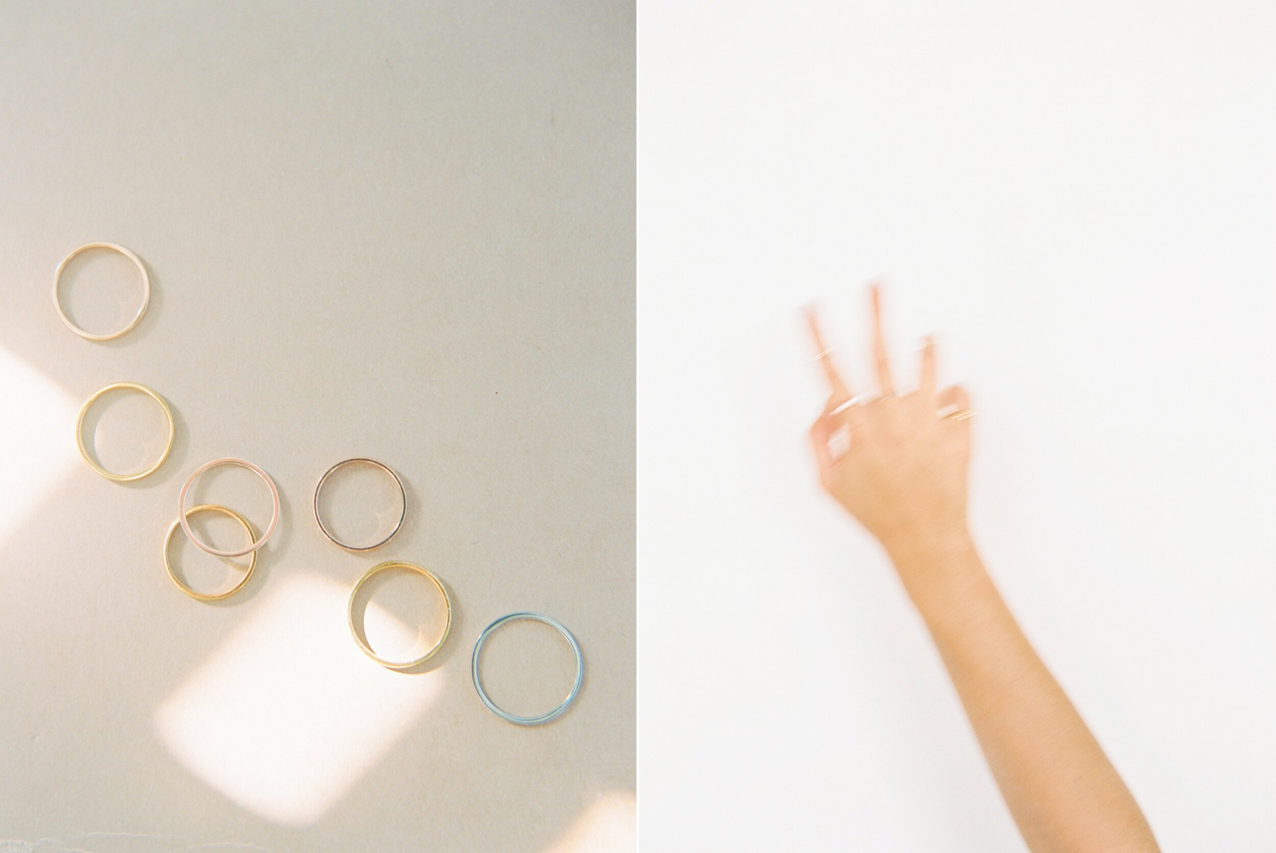 Brand photographer | coutu Kitsch | minimal jewelry stackable rings | fine art film photographer | calgary brands 