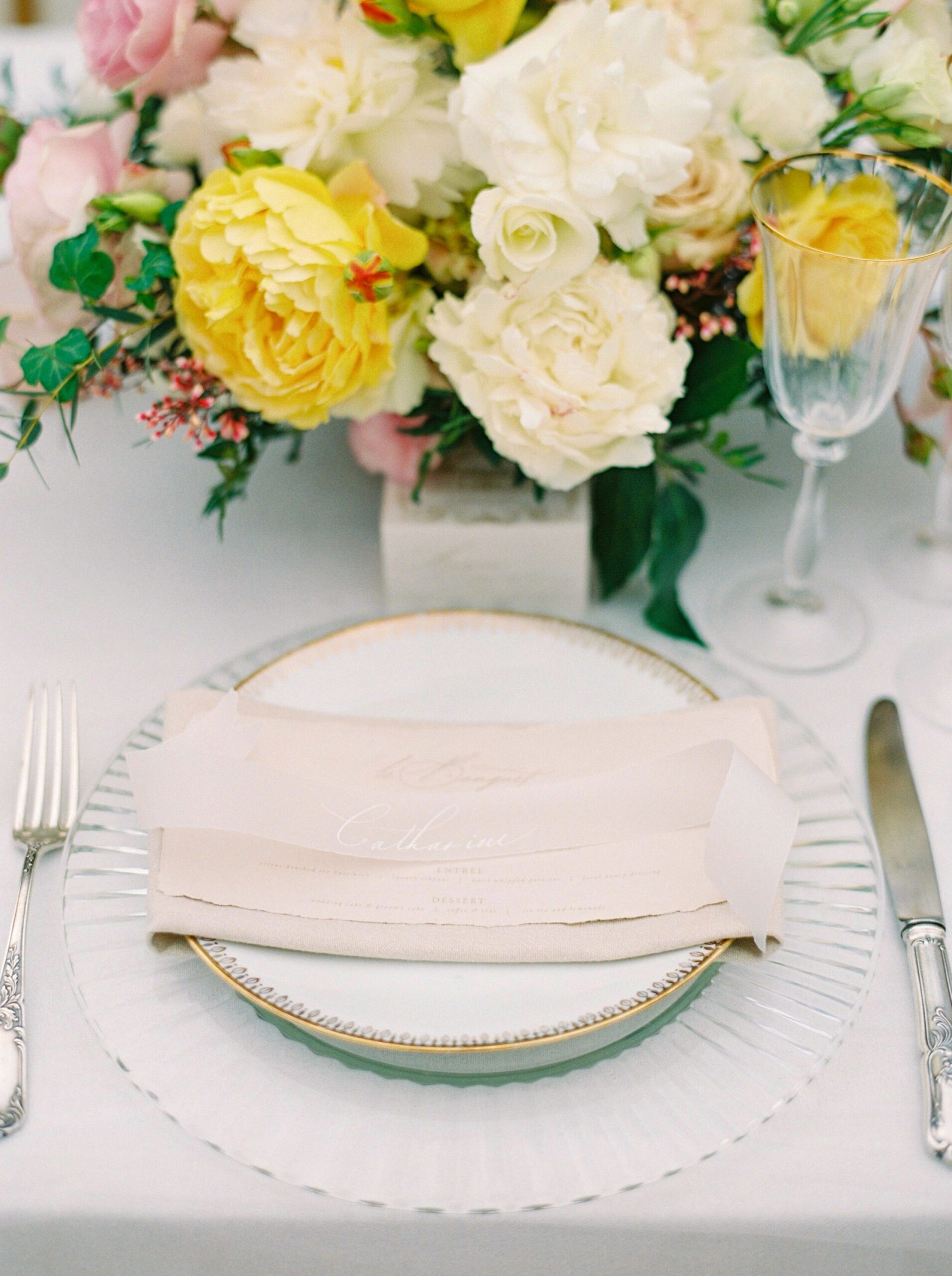  table decor french Chateau wedding | Paris wedding photographer | fine art film photographer 