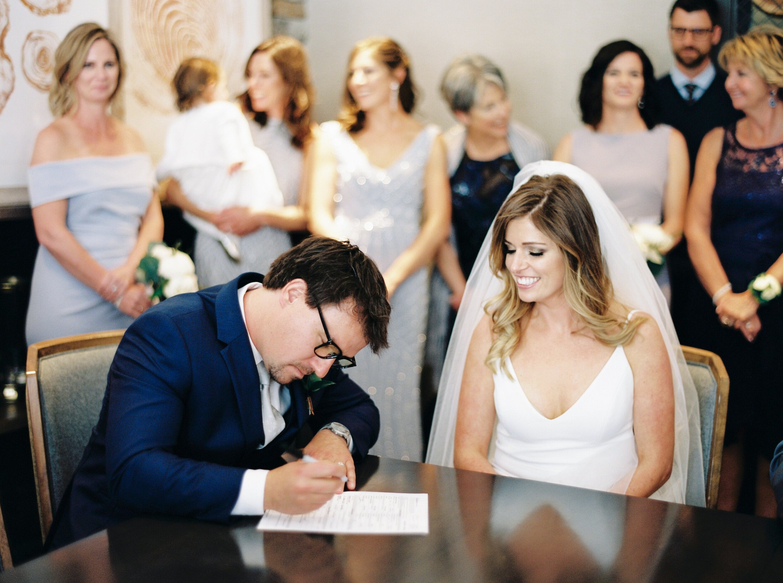  jewish wedding | ketubah signing | Kananaskis wedding | fine art film Banff wedding photographer 