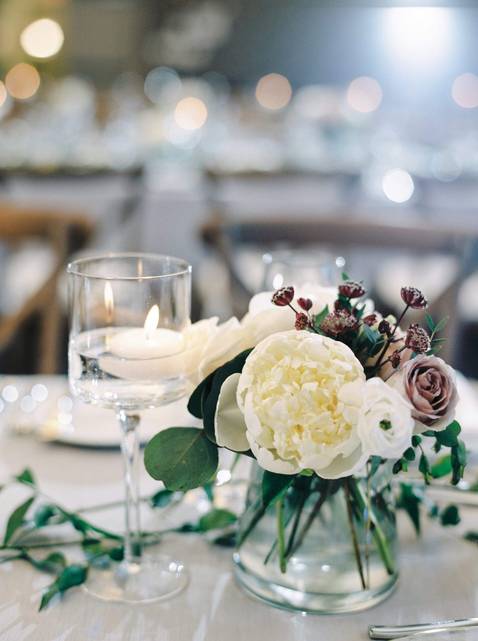  Kananaskid Lodge Pomeroy Hotel ballroom wedding table decor | Kananaskis wedding | fine art film Banff wedding photographer 