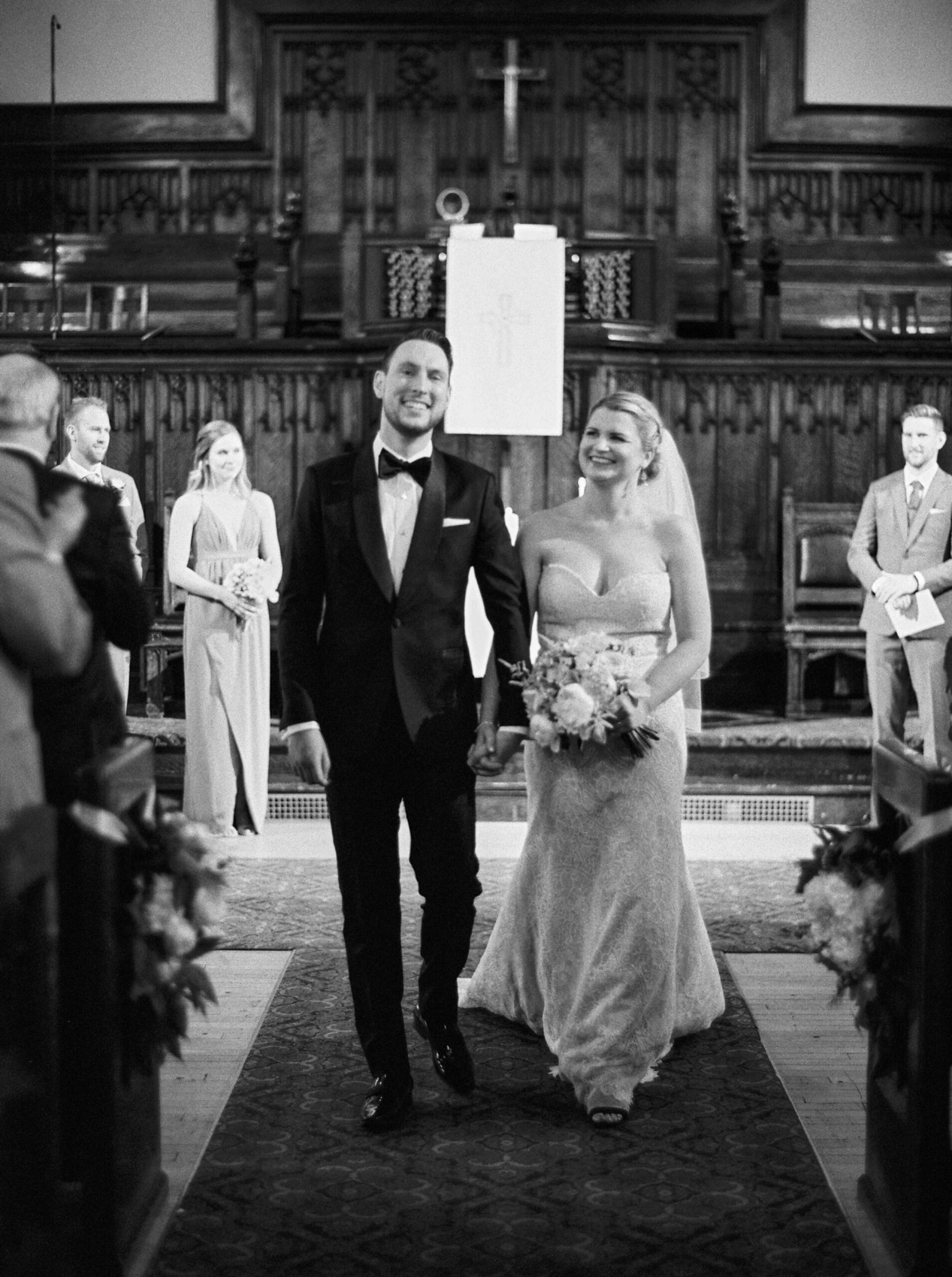  downtown calgary church wedding ceremony | Deane House Wedding | Calgary photographer | fine art film photography Justine Milton 