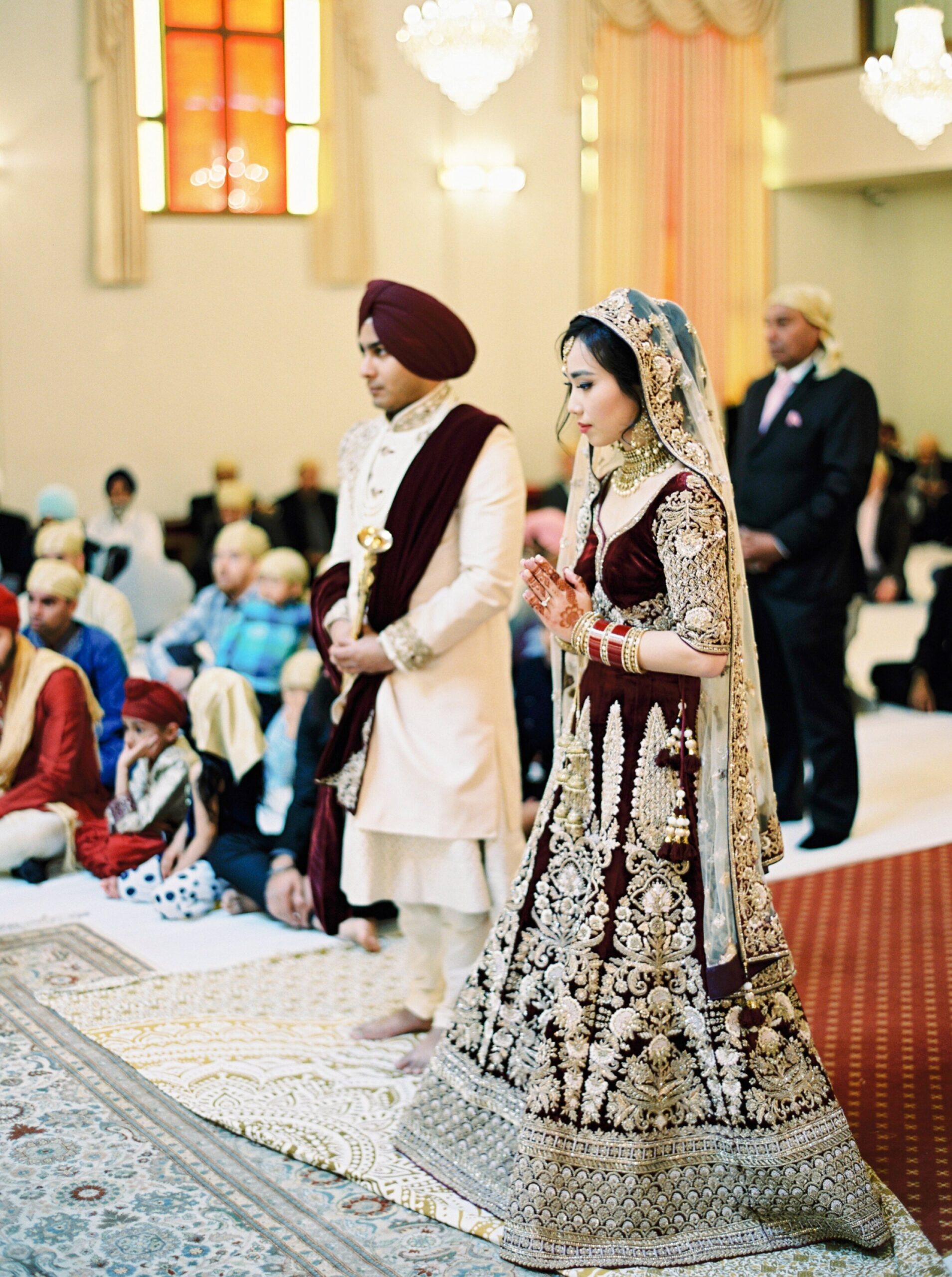  Calgary Sikh wedding in the temple | Indian Chinese Fusion Wedding | Calgary wedding photographers 