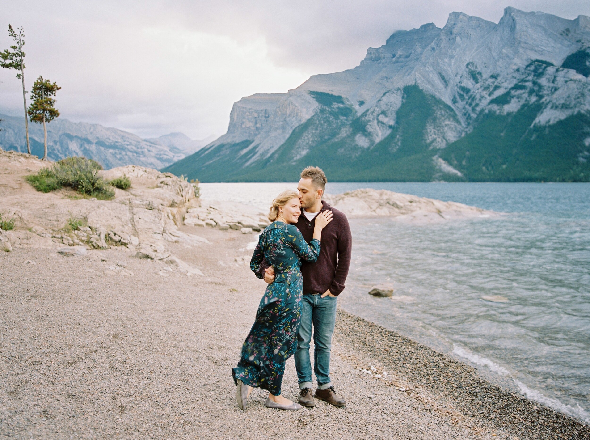 Lake Minnewanka Banff Couples Session