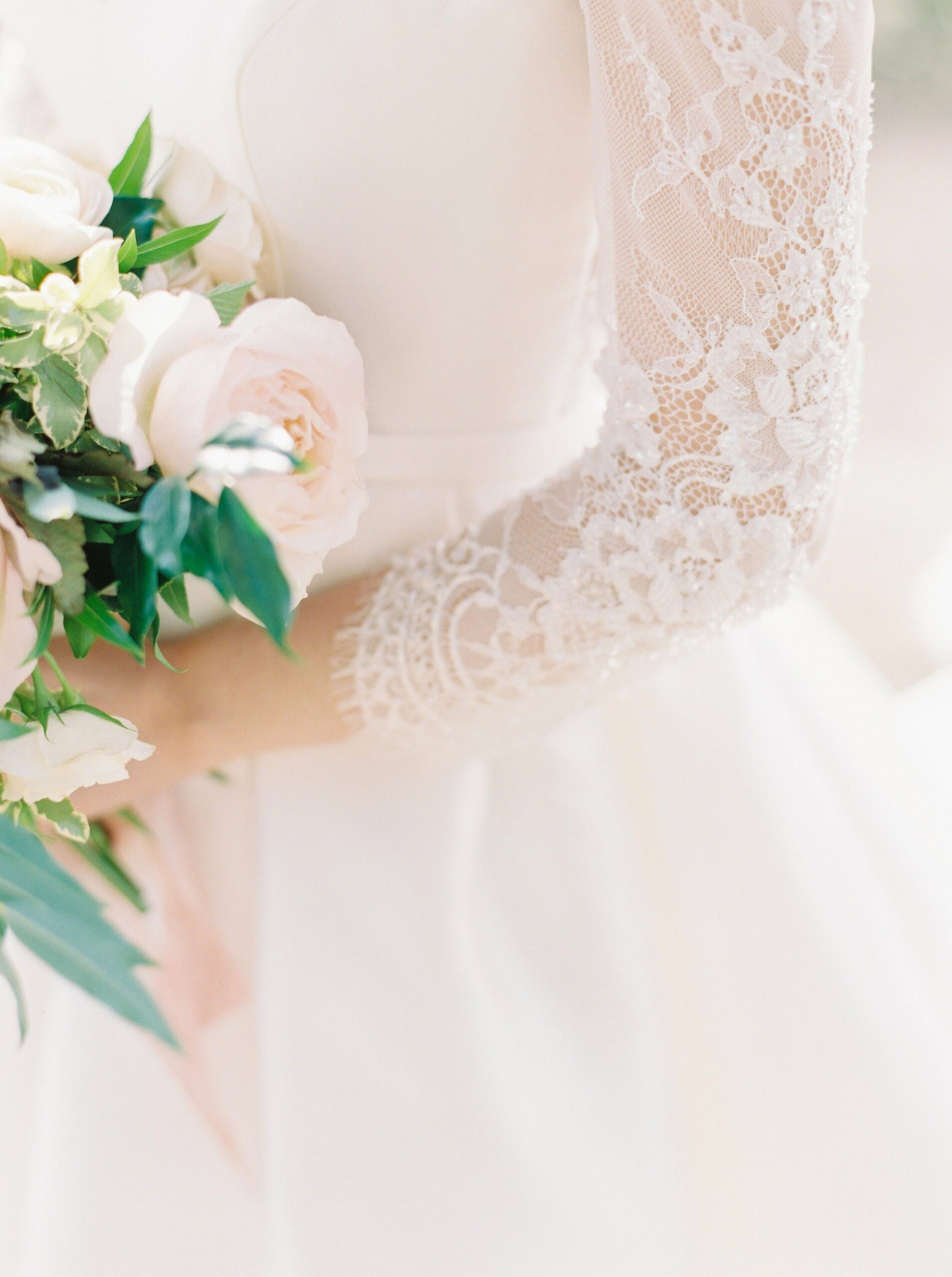  bridal portrait | long sleeve lace wedding dress inspiration | Fairmont Banff Springs hotel wedding photographers | fine art film photography | portra 400 