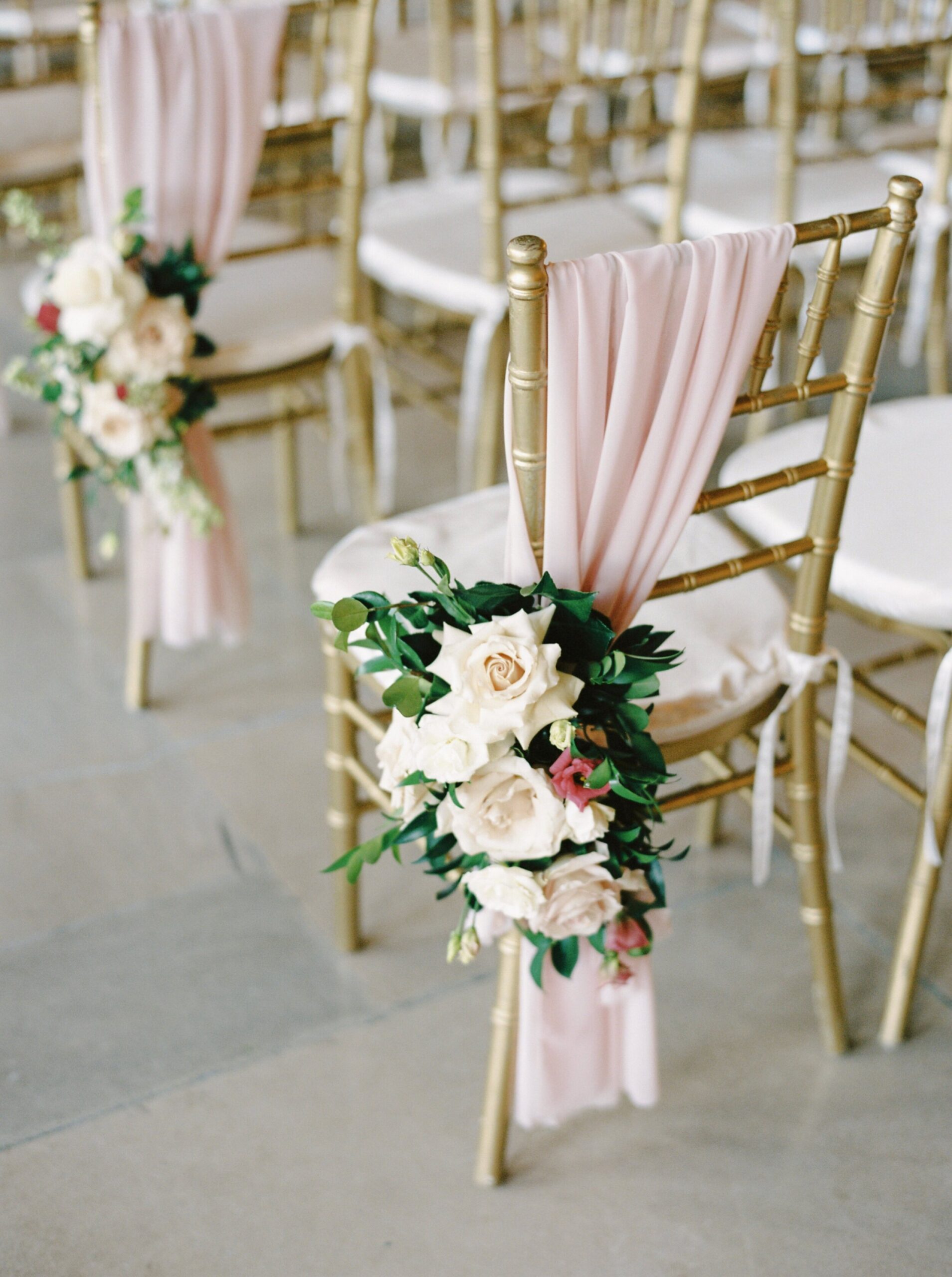  Mount Stephen Hall floral display for wedding ceremony | Fairmont Banff Springs hotel wedding photographers | fine art film photography | portra 400 
