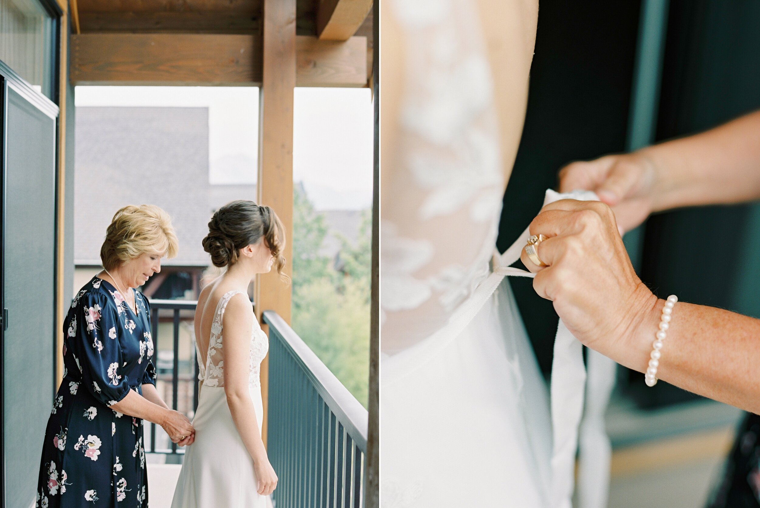  Bride getting ready | The Malcom Canmore Wedding Photographer | Fine Art film wedding photoraphy | portra 400 