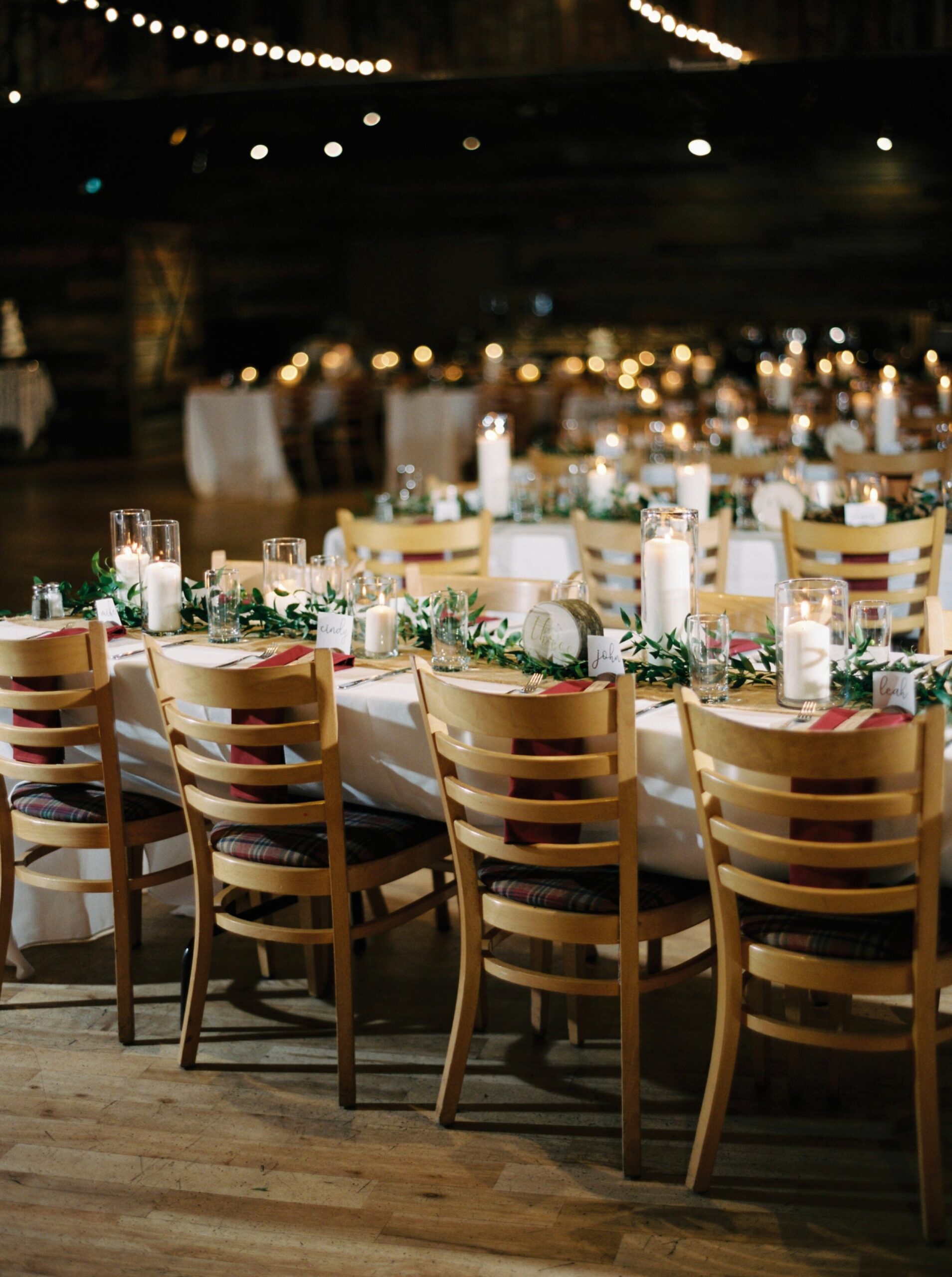  Cozy winter reception decor muller wine and skates and a fire | Cornerstone Theater & Canmore Ranch Wedding Photographers 